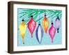 Retro Ornaments-Sara Berrenson-Framed Art Print