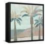Retro Palms III-Flora Kouta-Framed Stretched Canvas