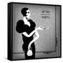 Retro Party Background with Beautiful Girl of 1920s Style-incomible-Framed Stretched Canvas