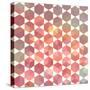 Retro Pattern of Geometric Hexagon Shapes-Little_cuckoo-Stretched Canvas