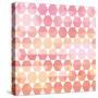 Retro Pattern of Geometric Shapes-Little_cuckoo-Stretched Canvas