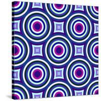 Retro Pattern-kgtoh-Stretched Canvas