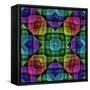 Retro Pattern-kgtoh-Framed Stretched Canvas