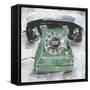 Retro Phone III-Ethan Harper-Framed Stretched Canvas