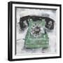 Retro Phone III-Ethan Harper-Framed Art Print