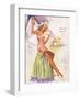 Retro Pin Up, Stockings & Wedding Veil-Freeman Elliott-Framed Art Print