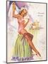 Retro Pin Up, Stockings & Wedding Veil-Freeman Elliott-Mounted Art Print