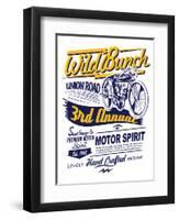 Retro Race Motor for Printing-null-Framed Art Print