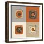 Retro Record Player Icons-YasnaTen-Framed Art Print