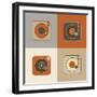 Retro Record Player Icons-YasnaTen-Framed Art Print