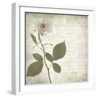 Retro Rose-null-Framed Art Print