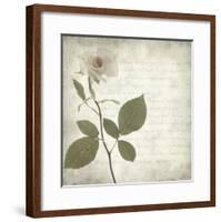 Retro Rose-null-Framed Art Print