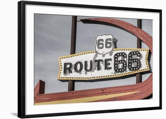 Retro Route 66-Alan Copson-Framed Giclee Print