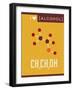 Retro Scientific Poster Banner Illustration of the Molecular Formula and Structure of Alcohol-TeddyandMia-Framed Art Print