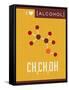 Retro Scientific Poster Banner Illustration of the Molecular Formula and Structure of Alcohol-TeddyandMia-Framed Stretched Canvas