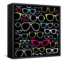 Retro Seamless Spectacles-Alisa Foytik-Framed Stretched Canvas