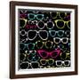 Retro Seamless Spectacles-Alisa Foytik-Framed Art Print