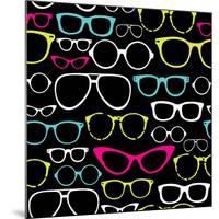 Retro Seamless Spectacles-Alisa Foytik-Mounted Art Print