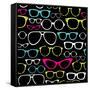 Retro Seamless Spectacles-Alisa Foytik-Framed Stretched Canvas