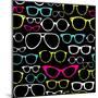 Retro Seamless Spectacles-Alisa Foytik-Mounted Art Print