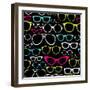Retro Seamless Spectacles-Alisa Foytik-Framed Premium Giclee Print