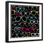 Retro Seamless Spectacles-Alisa Foytik-Framed Premium Giclee Print