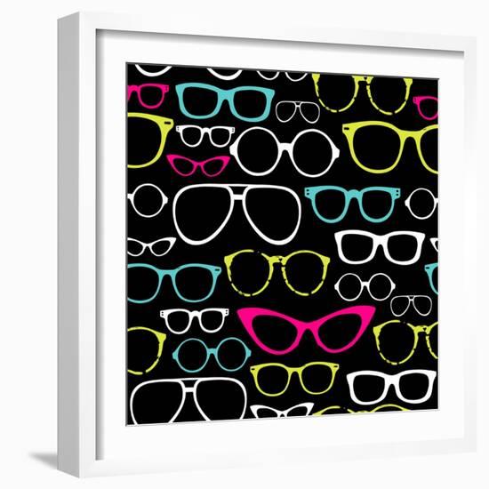 Retro Seamless Spectacles-Alisa Foytik-Framed Premium Giclee Print