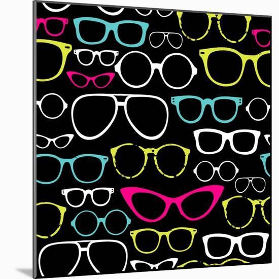 Retro Seamless Spectacles-Alisa Foytik-Mounted Premium Giclee Print