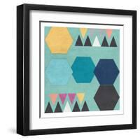 Retro Shape 2-Sheldon Lewis-Framed Art Print