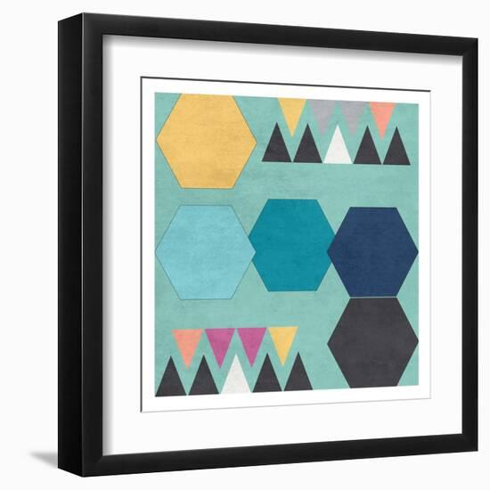 Retro Shape 2-Sheldon Lewis-Framed Art Print