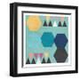 Retro Shape 2-Sheldon Lewis-Framed Art Print