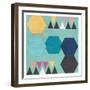 Retro Shape 2-Sheldon Lewis-Framed Art Print