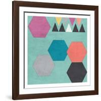 Retro Shape-Sheldon Lewis-Framed Art Print