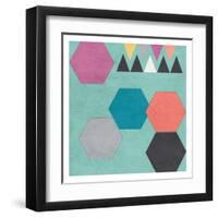 Retro Shape-Sheldon Lewis-Framed Art Print