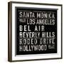 Retro Sign I-The Vintage Collection-Framed Giclee Print