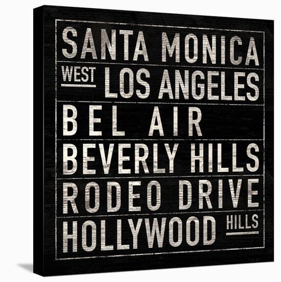 Retro Sign I-The Vintage Collection-Stretched Canvas