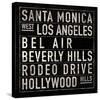 Retro Sign I-The Vintage Collection-Stretched Canvas