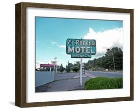 Retro Sign in USA-Salvatore Elia-Framed Premium Photographic Print