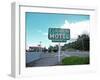 Retro Sign in USA-Salvatore Elia-Framed Premium Photographic Print