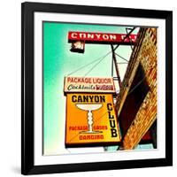 Retro Sign in USA-Salvatore Elia-Framed Photographic Print