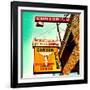 Retro Sign in USA-Salvatore Elia-Framed Photographic Print