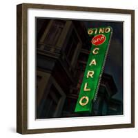 Retro Sign in USA-Salvatore Elia-Framed Photographic Print