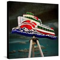 Retro Sign in USA-Salvatore Elia-Stretched Canvas