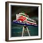 Retro Sign in USA-Salvatore Elia-Framed Photographic Print