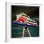 Retro Sign in USA-Salvatore Elia-Framed Photographic Print