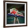 Retro Sign in USA-Salvatore Elia-Framed Photographic Print