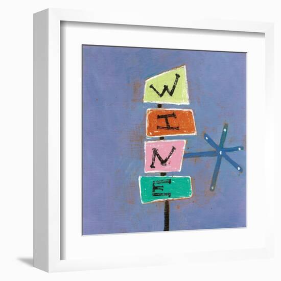 Retro Sign One-Jan Weiss-Framed Art Print