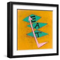 Retro Sign Two-Jan Weiss-Framed Art Print