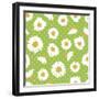 Retro Spring Daisies-Joanne Paynter Design-Framed Giclee Print