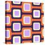 Retro Squares Pattern-null-Stretched Canvas